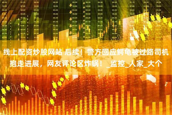 线上配资炒股网站 后续！警方回应鳄龟被过路司机抱走进展，网友评论区炸锅！_监控_人家_大个